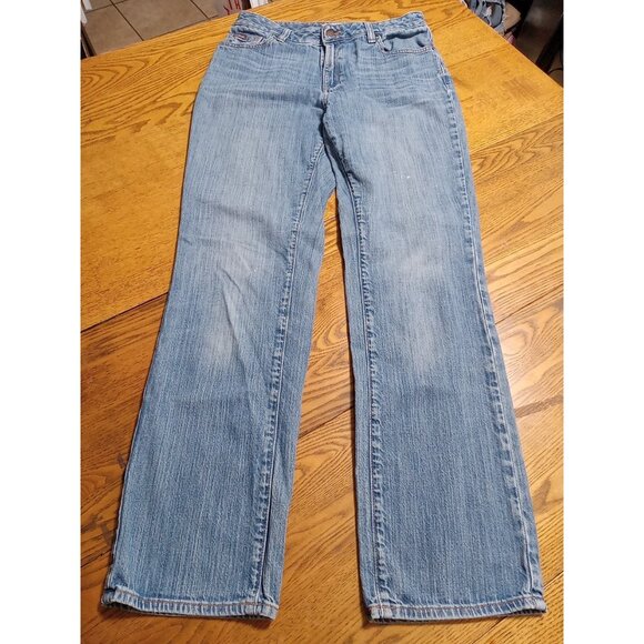 L.L. Bean Denim - LL BEAN Jeans 6 Womens BLUE STRAIGHT LEGS ? Preowned CLASSIC FIT Summer Winter
